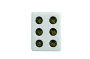 Kit c/ 50PC Conector Porcelana Tripol 10mm - Foxlux