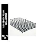 Kit C/ 50un Pano De Chão Xadrez Preto Encorpado Grande - Neves - Pesado 100g 47x70cm