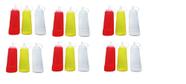 Kit C/ 6 Bisnaga Colorida De 400 Ml Lider Pauli