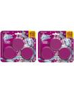 Kit c/6 bloco p/ caixa acoplada triplo 45g floral