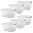 Kit c/6 Caixa Multiuso Organizadora Brinquedos 50L Plástico