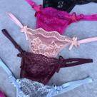 Kit c/6 Calcinhas Fio Duplo Com Regulagem Rendada Sexy Kit c/6 Calcinhas Fio Duplo Com Regulagem Rendada Sexy