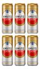 Kit C/6 Cerveja Amstel 350ml Sleek Puro Malte