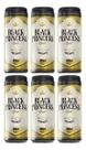 Kit C/6 Cerveja Black Princess Gold Puro Malte 350ml