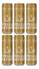 Kit C/6 Cerveja Stella Artois Pure Gold Lata 350ml Sleek