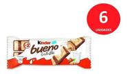 Kit C/6 Chocolate Kinder Bueno White 43g Kit C/6 Chocolate Kinder Bueno White 43g