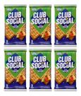 Kit C/6 Club Social Sabor Pizza Pacote Com 6 Unidades