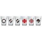 Kit c/6 Copo Americano do Vasco da Gama 190 ml