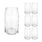 Kit C/6 Copos Can De Vidro Para Bar Drinks Coquetel 480ml