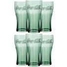 Kit c/6 Copos Coca-cola 470ml Contour Nadir Figueiredo Verde