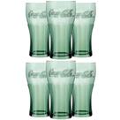 Kit c/6 Copos Coca-cola 470ml Contour Nadir Figueiredo Verde