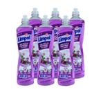 Kit c/ 6 detergentes limpol gel uva e orquidea 400g