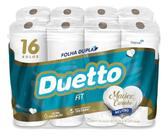 Kit c/ 6 Duetto Fit Papel Higienico Folha Dupla 16 rolos x