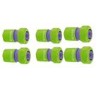 Kit C/6 Engate Rápido Mangueira Jardim 3/4 S/bloqueador