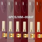 Kit C/6 esmalte em gel 15g colorido brilhante Zem