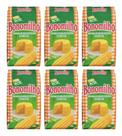 Kit C/6 Farinha De Milho Flocada Bonomilho Cuscuz 500g