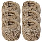 KIT C/6 Fio Barbante Rami 4mm 500g Aprox. 130 Mts Artesanato KIT C/6 Fio Barbante Rami 4mm 500g Aprox. 130 Mts Artesanato