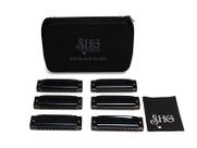 Kit c/6 Gaitas Harmonica -- Hering -- Black Blues - C/ Nf