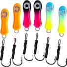 Kit C/6 Isca Micro Turbo 5g Ksf Jumping Jig 2,5cm artificial Kit C/6 Isca Micro Turbo 5g Ksf Jumping Jig 2,5cm artificial