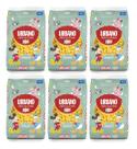 Kit C/6 Macarrão Urbano Kids Personagens Disney 500g