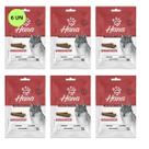 Kit c/ 6 petiscos hana sticks p/ cães articular care - 100g