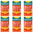 Kit C/ 6 Petiscos Para Gatos Naturalstick Cremoso Salmão 75g