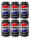 Kit C/6 Refrigerante Pepsi Black Sem Açúcar 350ml