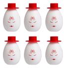 Kit C/6 Saleiro Cisne Ovo 100g Vermelho