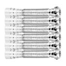 Kit c/ 6 Sifão Sanfonado Universal Ajustável Cromado Kit c/ 6 Sifão Sanfonado Universal Ajustável Cromado