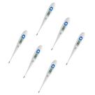 Kit c/6 Termometro Clinico Digital Branco Multilaser HC070