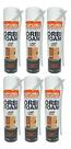 Kit c/ 6 un Espuma Expansiva Adesivo De Poliuretano Orbifoam 500ml