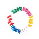 Kit C/60 Colares Havaianos 6 Cores Festas Carnaval Tropical