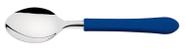 Kit c/ 60PÇ Colher de mesa inox leme cabo azul - tramontina