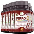 KIT C/7 Ferro Vitamina C Quelado Premium 60 Cáps - Fits Life KIT C/7 Ferro Vitamina C Quelado Premium 60 Cáps - Fits Life