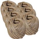 KIT C/7 Fio Barbante Rami 4mm 500g Aprox. 130 Mts Artesanato KIT C/7 Fio Barbante Rami 4mm 500g Aprox. 130 Mts Artesanato