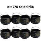 Kit C/8 Balde Caldeirão Bruxa Grande Decoração Halloween Kit C/8 Balde Caldeirão Bruxa Grande Decoração Halloween