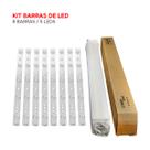 Kit C/8 Barras De Led Para Dl3975 Dl3975i Dl3975i(a) C/nota Kit C/8 Barras De Led Para Dl3975 Dl3975i Dl3975i(a) C/nota