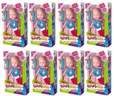 Kit c/ 8 Boneca bebezao que fala e faz sons de bebe chora ri Sapekinhas Primeiros Sons atacado