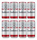 Kit C/8 Cerveja Budweiser 269ml American Lager