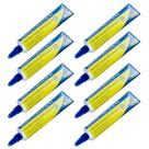 Kit c/ 8 Cola Adesivo Plástico p/ PVC em Bisnaga 17g Akato