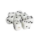 Kit c/ 8 Firmas Dados 13 mm Branco e Preto Murano Guias