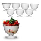 Kit C/8 Mini Tacinha Sobremesa Servir Festa 150ml