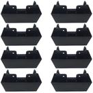 Kit C/ 8 Peças - Pé Para Para Guarda Roupa Comoda De 5cm Preto