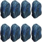 Kit C/ 8x Mochila Grande Cor Azul - CCB Fashion Bag