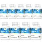KIT C/9 Ômega 3 EPA DHA IFOS 120 Cáps 1000mg Fits Life