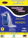 Kit c/9 Sacos Descartáveis Aspirador Electrolux Mondo