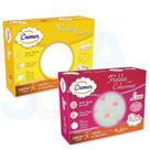 Kit C/ Fralda Cremer Luxo Branca + Fralda Cremer Luxo estampada Rosa