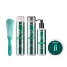 Kit C.Kamura Curls Completo 4 em 1 e Escova Polvo