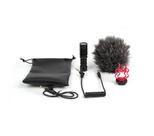 Kit C/ Microfone Direcional (shotgun) p/ Smartphone,C/dead Cat,Bag,Aranha