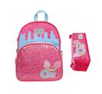 Kit c/ Mochila M Candies + Estojo Soft 2 Divisões Candies